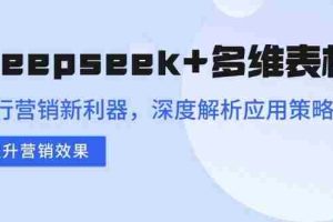 （14280期）Deepseek+多维表格，银行营销新利器，深度解析应用策略，提升营销效果