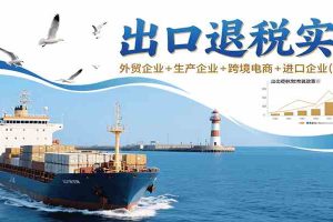 出口退税实操-外贸企业+生产企业+跨境电商+进口企业（四课合一）