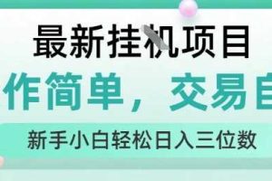 最新挂G项目，人人可上手，操作简单， 每天24小时自动运行轻松日入三位数【揭秘】