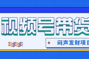 微信视频号带货项目，轻松日赚赚2000+，这个挣钱入口很多伙伴都在闷声发财
