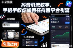 抖音引流教学,手把手教你如何在抖音平台引流